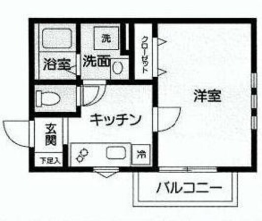 シェソワ等々力の物件間取画像